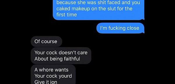  HotWife accuses me of banging her sister during sexting session